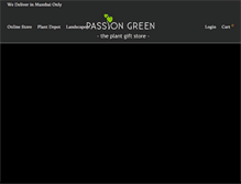 Tablet Screenshot of mypassiongreen.com